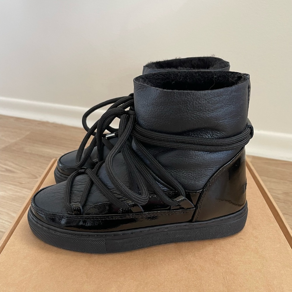 Inuikii Black Gloss Boots - Picture 6 of 8